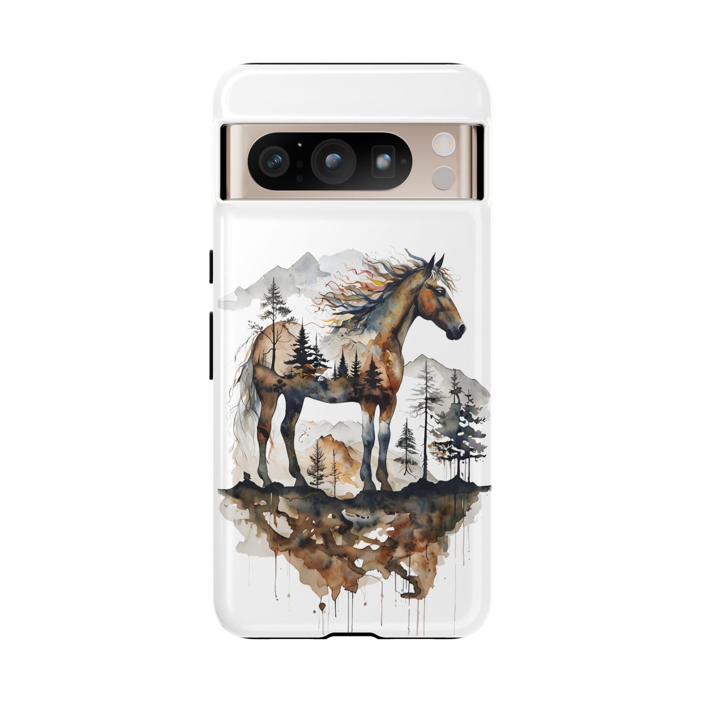 Rustic Mountain Horse Google Pixel Tough Cases