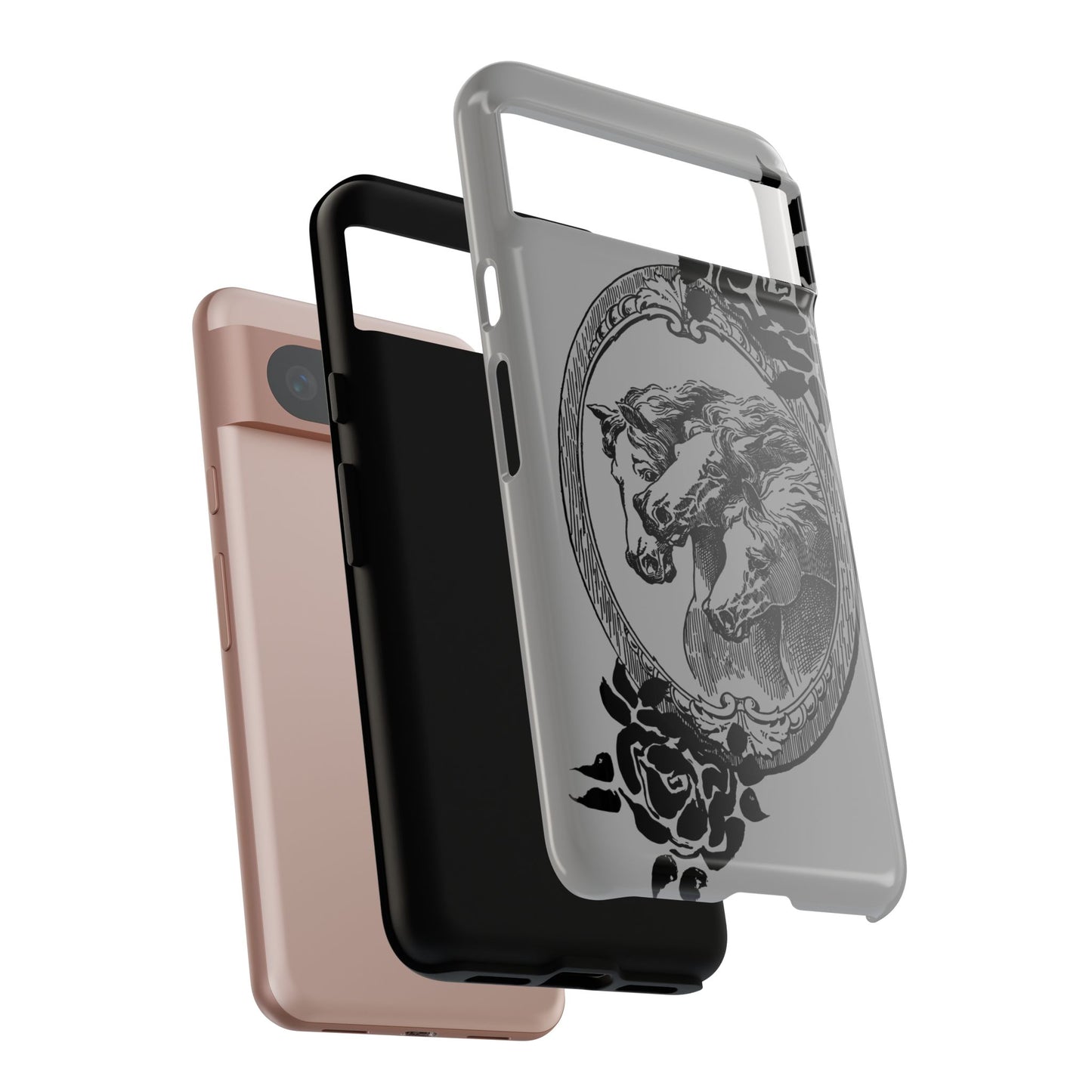Cameo of Horses Google Pixel Tough Cases