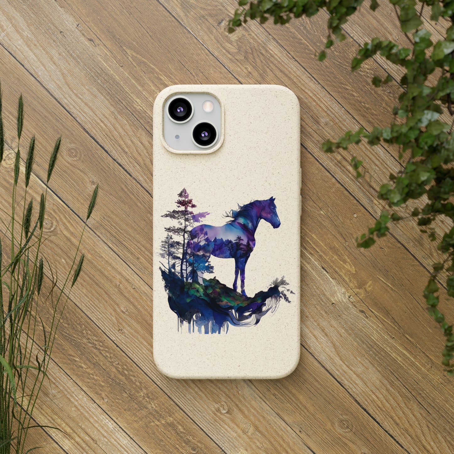 Indigo Mountain Horse Biodegradable Cases