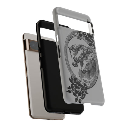 Cameo of Horses Google Pixel Tough Cases