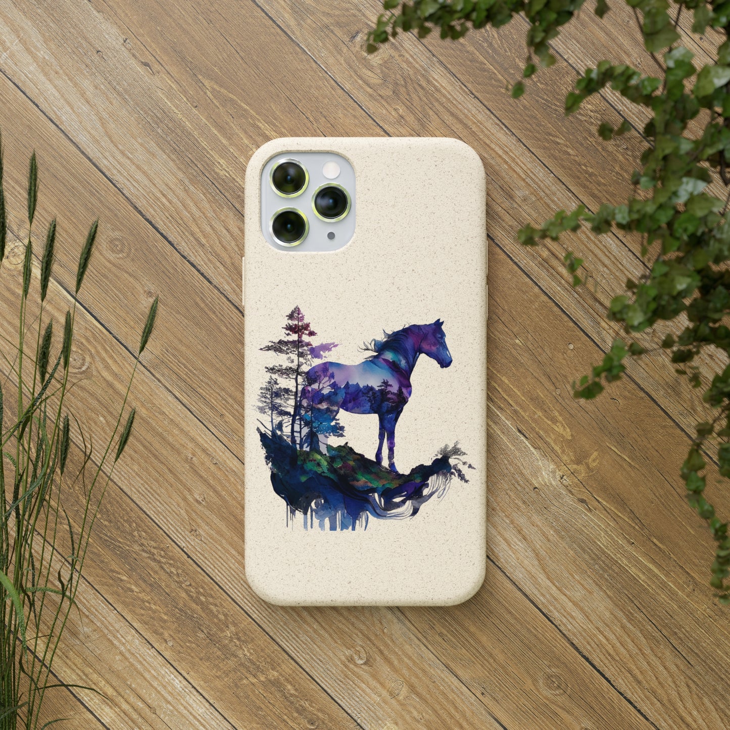 Indigo Mountain Horse Biodegradable Cases