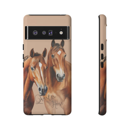 Horse Breeds - Quarter Horse Google Pixel Tough Cases