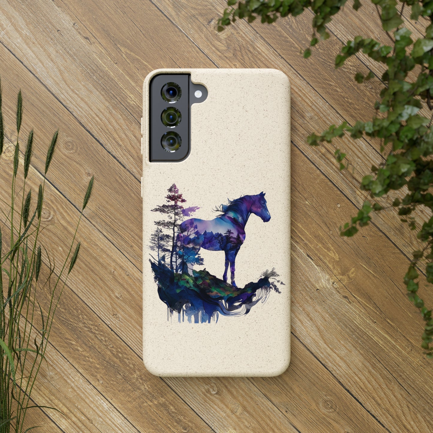 Indigo Mountain Horse Biodegradable Cases