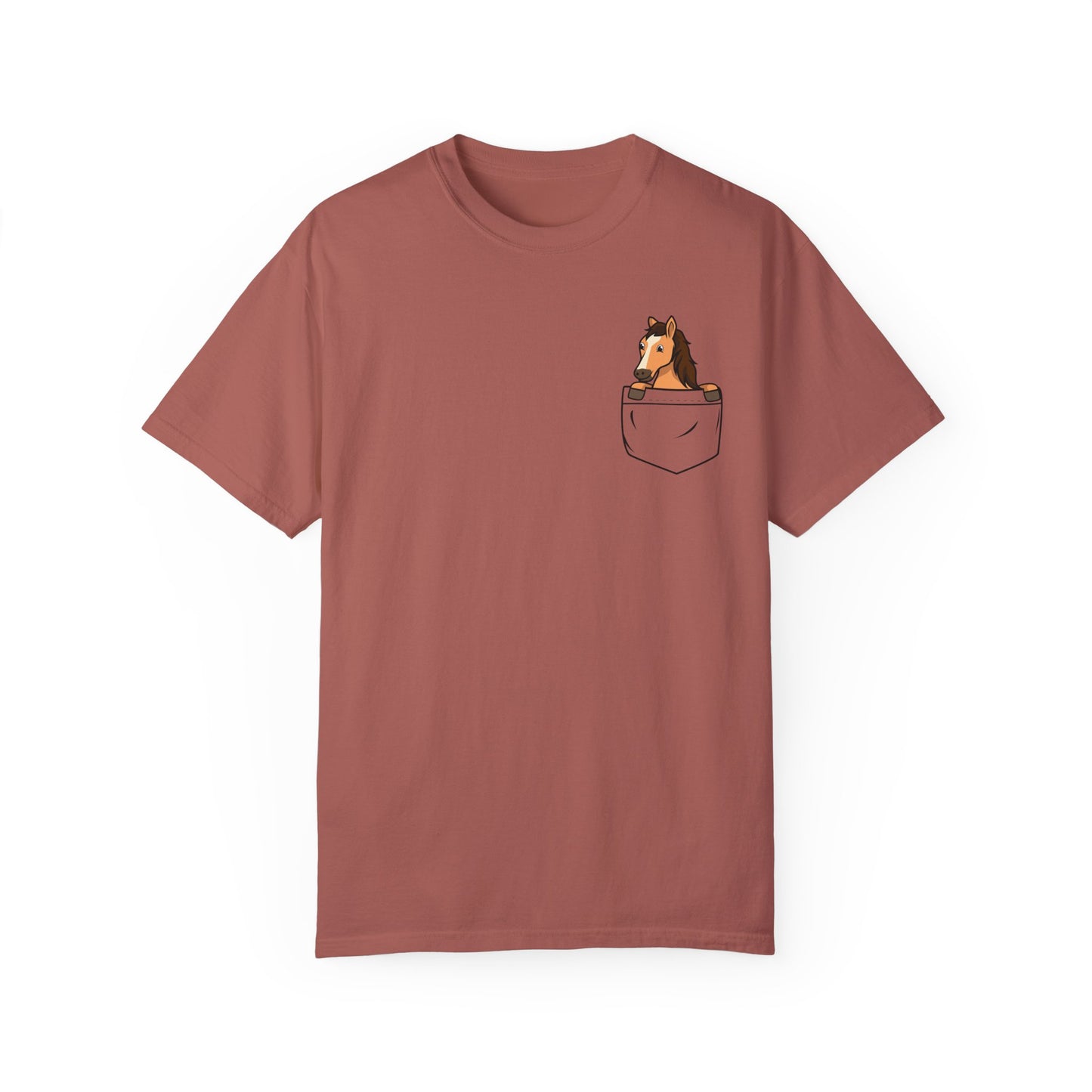 Pocket Horse Unisex Garment-Dyed T-shirt