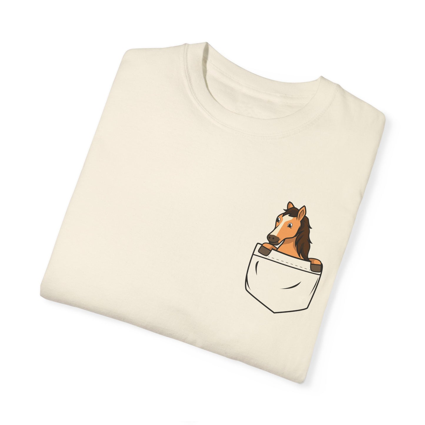 Pocket Horse Unisex Garment-Dyed T-shirt