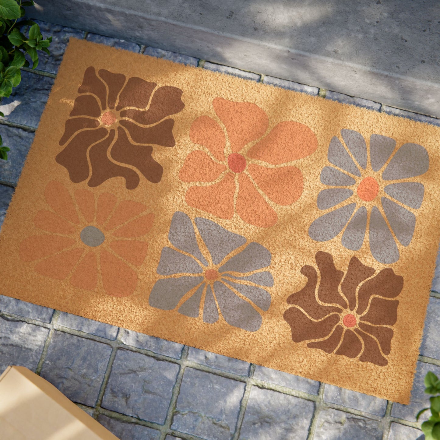 Abstract Floral Doormat