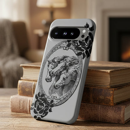 Cameo of Horses Google Pixel Tough Cases