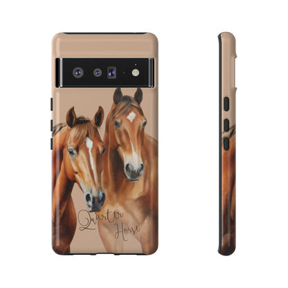 Horse Breeds - Quarter Horse Google Pixel Tough Cases