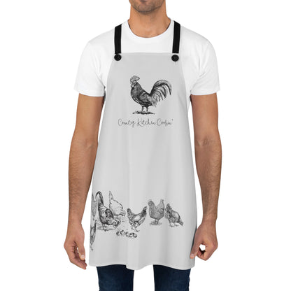 Country Kitchen Cookin' Apron - Chickens