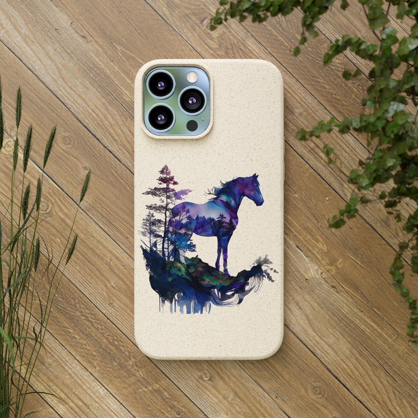 Indigo Mountain Horse Biodegradable Cases