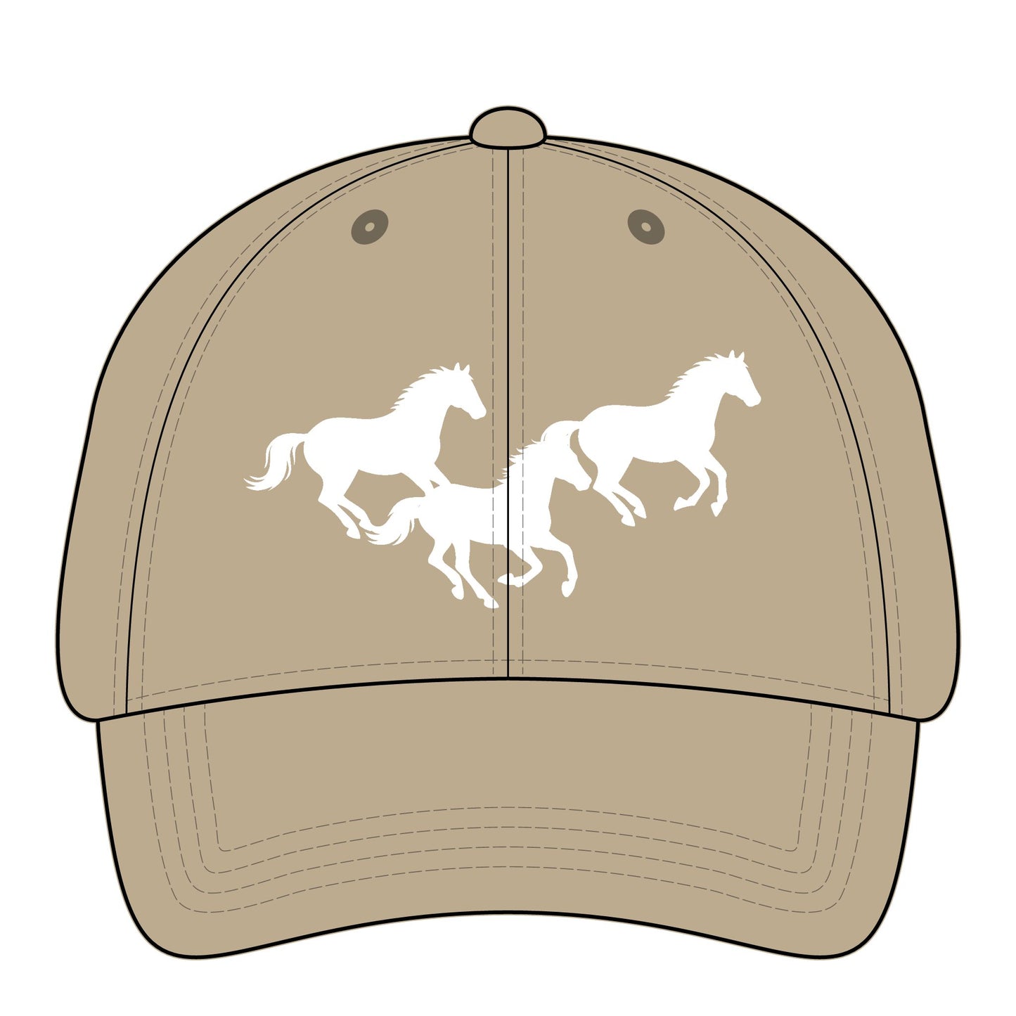 Embroidered Pony Tail Cap with Fashion Undervisor