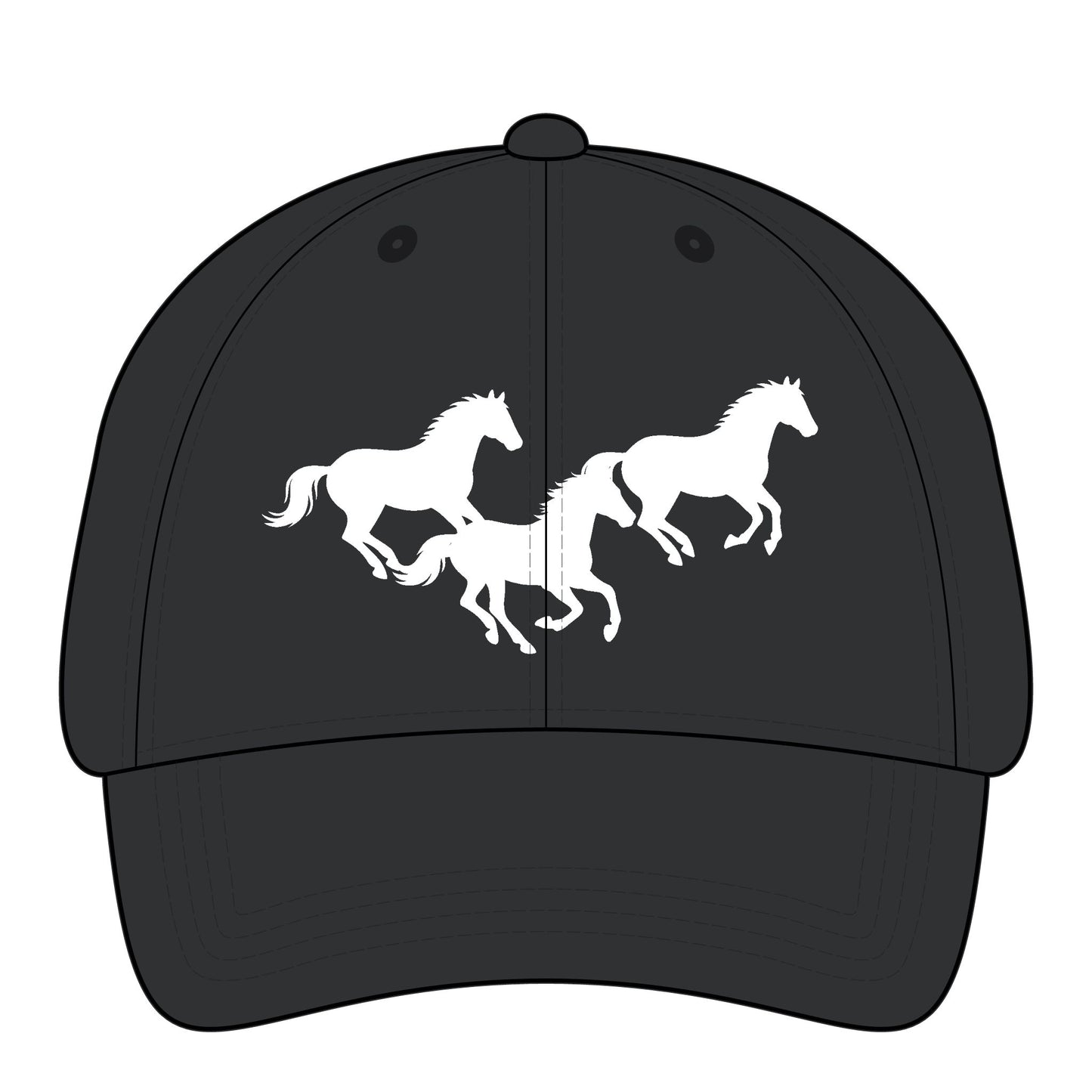 Embroidered Pony Tail Cap with Fashion Undervisor