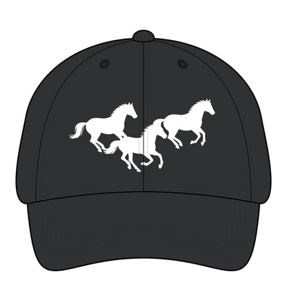 Embroidered Pony Tail Cap with Fashion Undervisor
