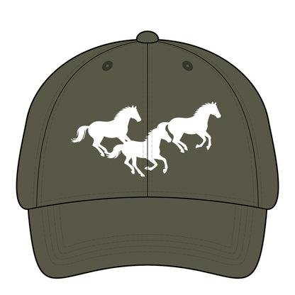 Embroidered Pony Tail Cap with Fashion Undervisor