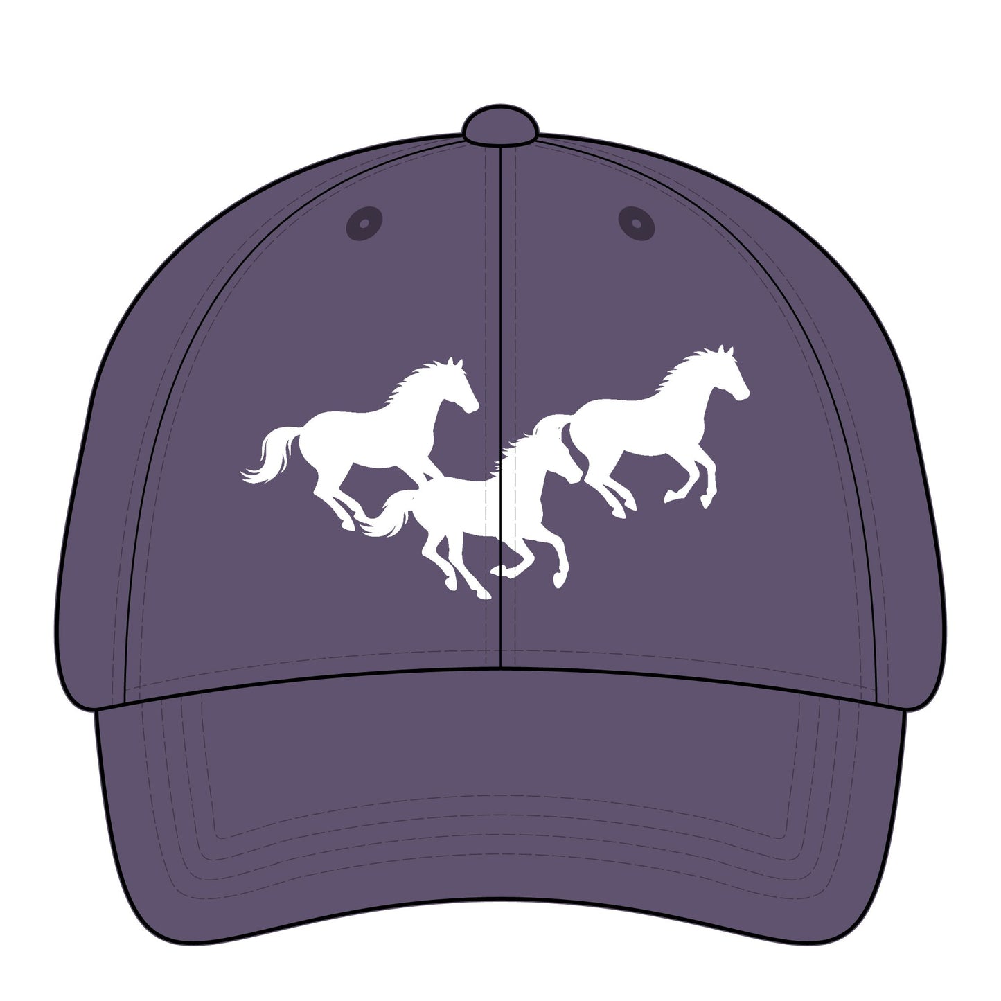 Embroidered Pony Tail Cap with Fashion Undervisor