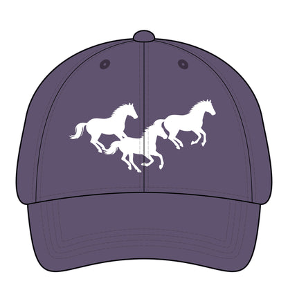 Embroidered Pony Tail Cap with Fashion Undervisor