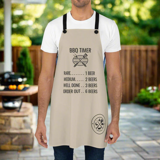 BBQ Beer Timer Apron