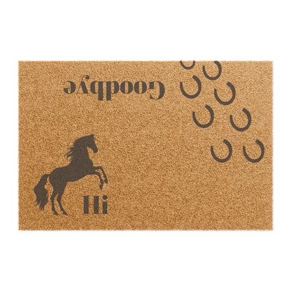 Hi, Goodbye Horse Doormat