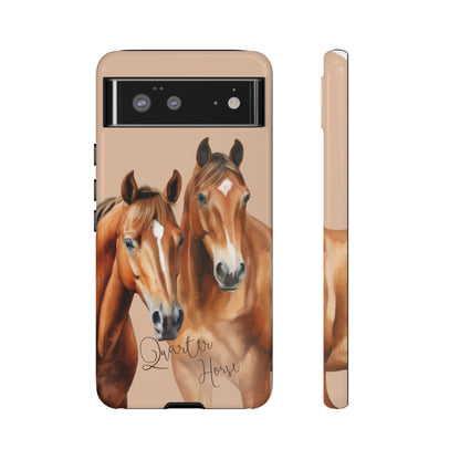 Horse Breeds - Quarter Horse Google Pixel Tough Cases