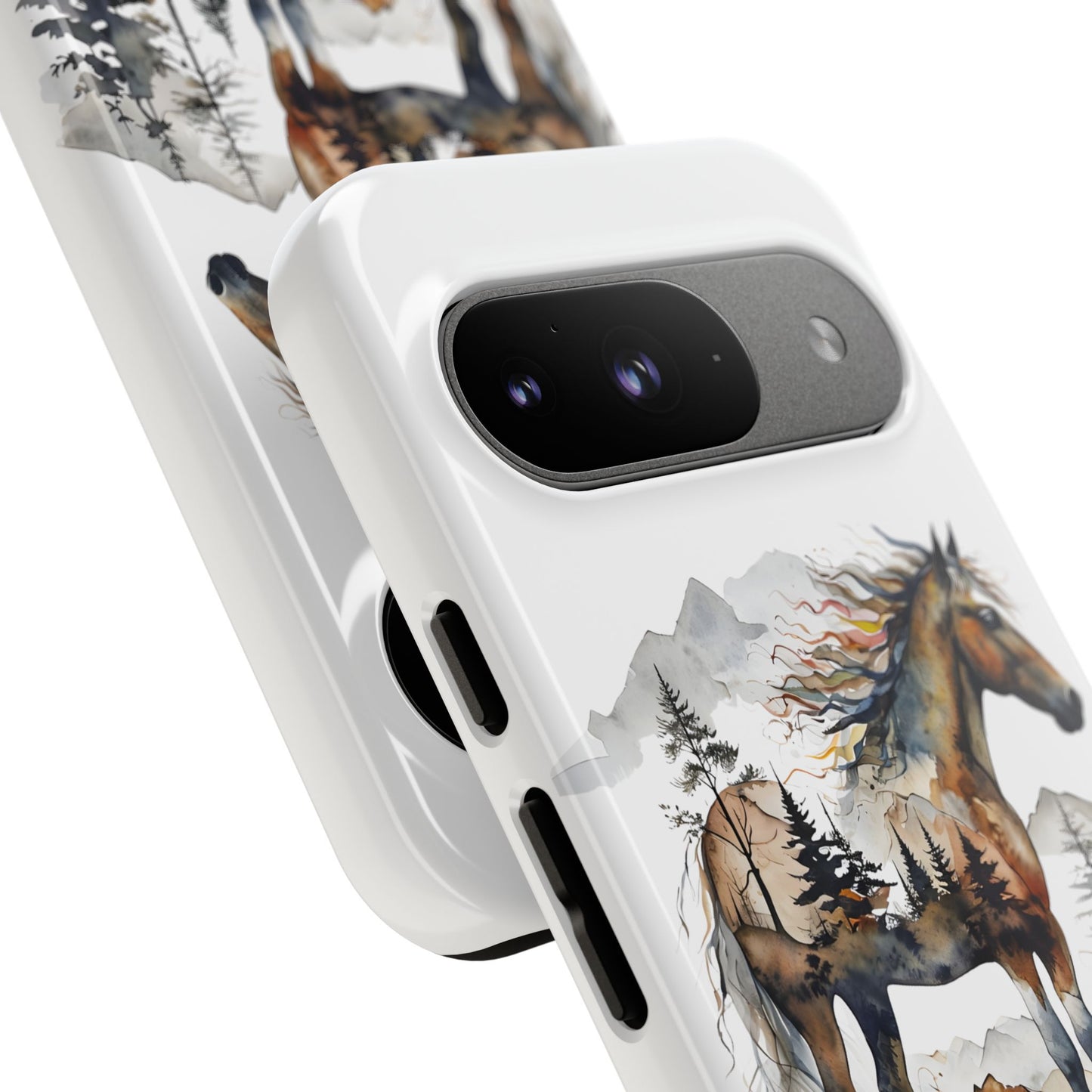 Rustic Mountain Horse Google Pixel Tough Cases
