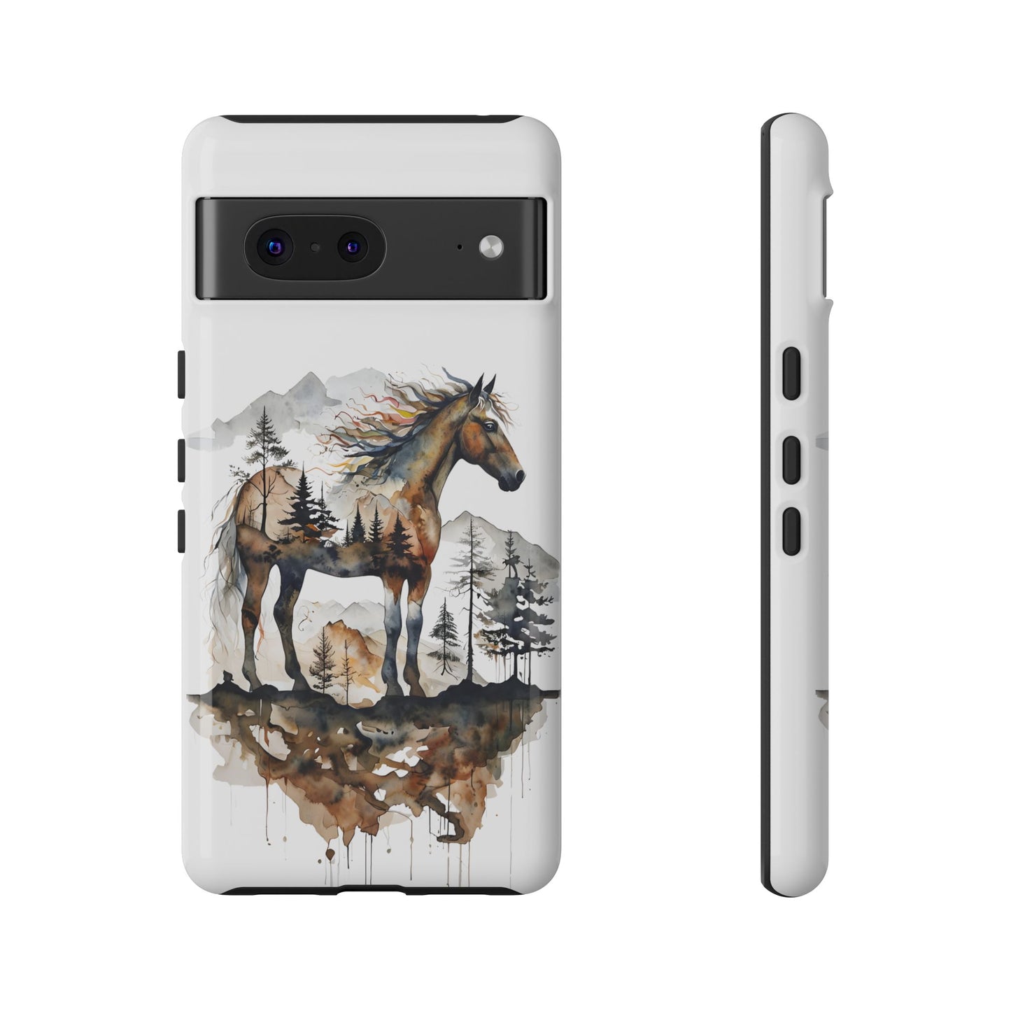 Rustic Mountain Horse Google Pixel Tough Cases