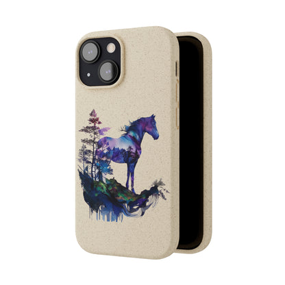 Indigo Mountain Horse Biodegradable Cases