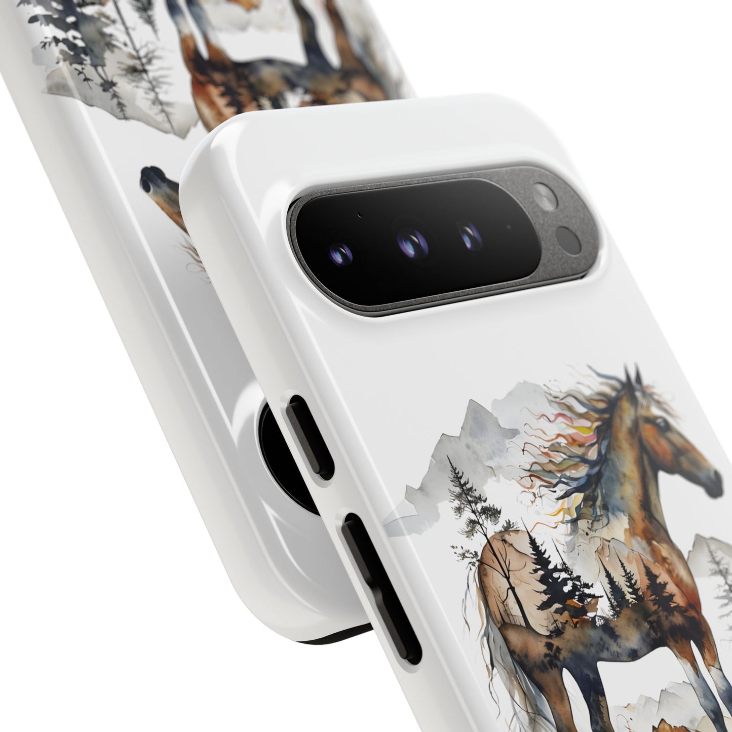 Rustic Mountain Horse Google Pixel Tough Cases