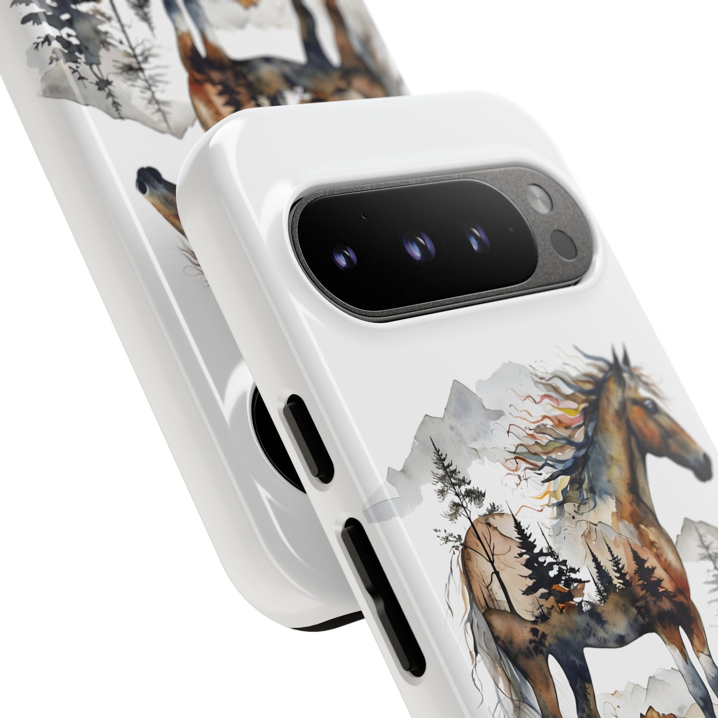 Rustic Mountain Horse Google Pixel Tough Cases