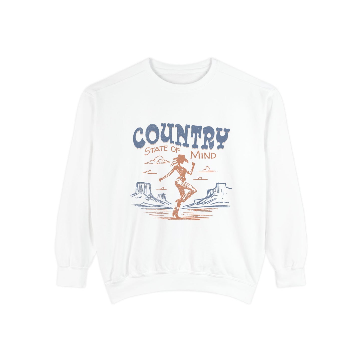 Country State of Mind Unisex Garment-Dyed Sweatshirt