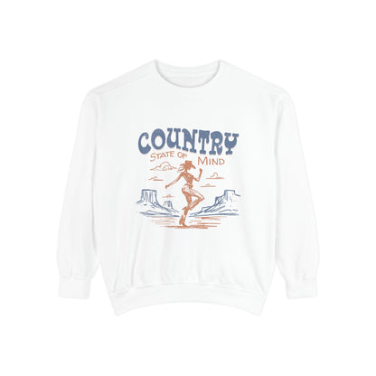 Country State of Mind Unisex Garment-Dyed Sweatshirt