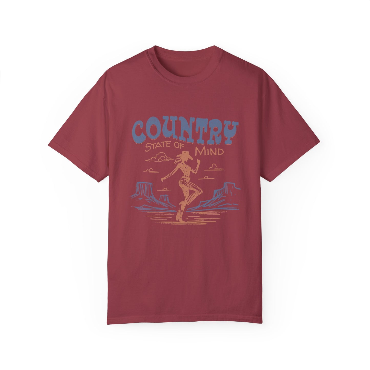 Country State of Mind Unisex Garment-Dyed T-shirt