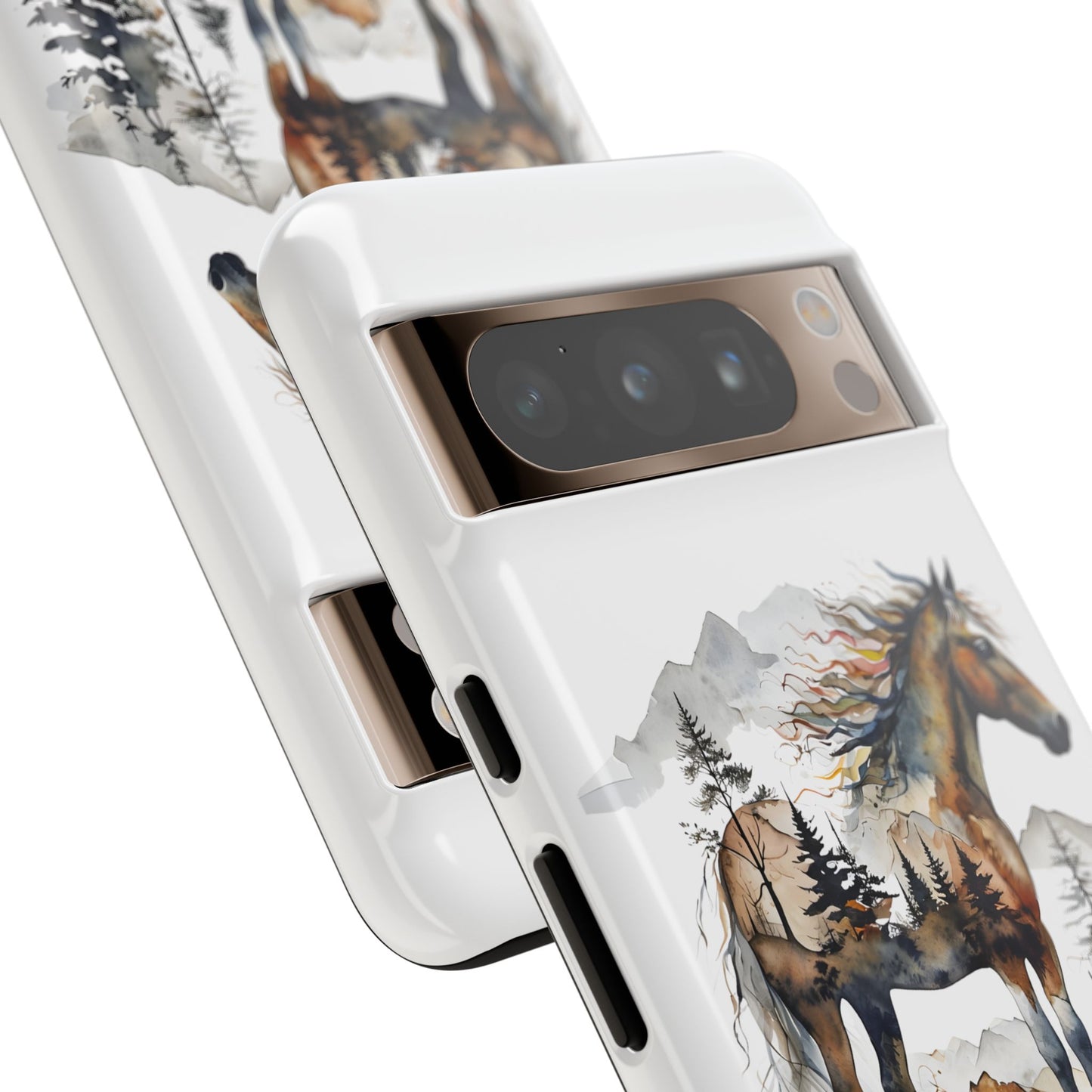 Rustic Mountain Horse Google Pixel Tough Cases