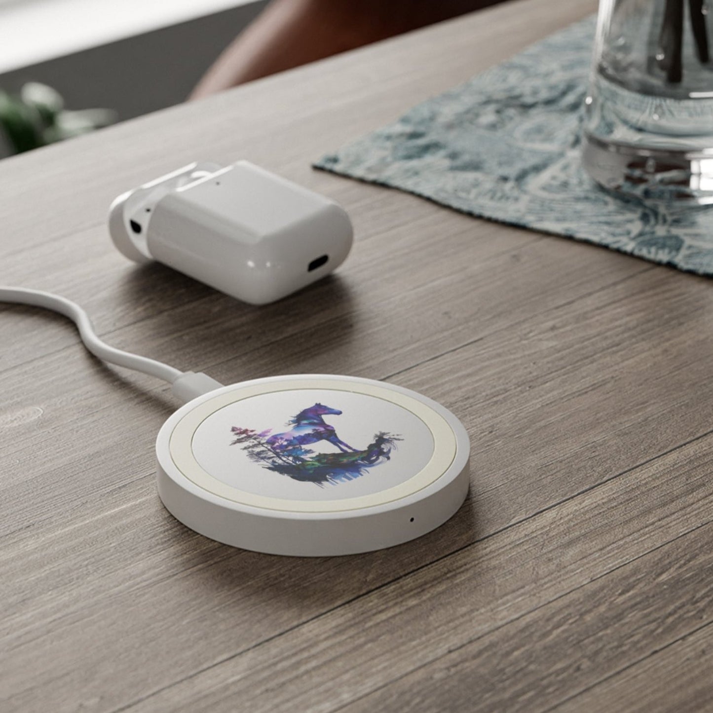 Indigo Mountain Horse Wireless Charging Pad