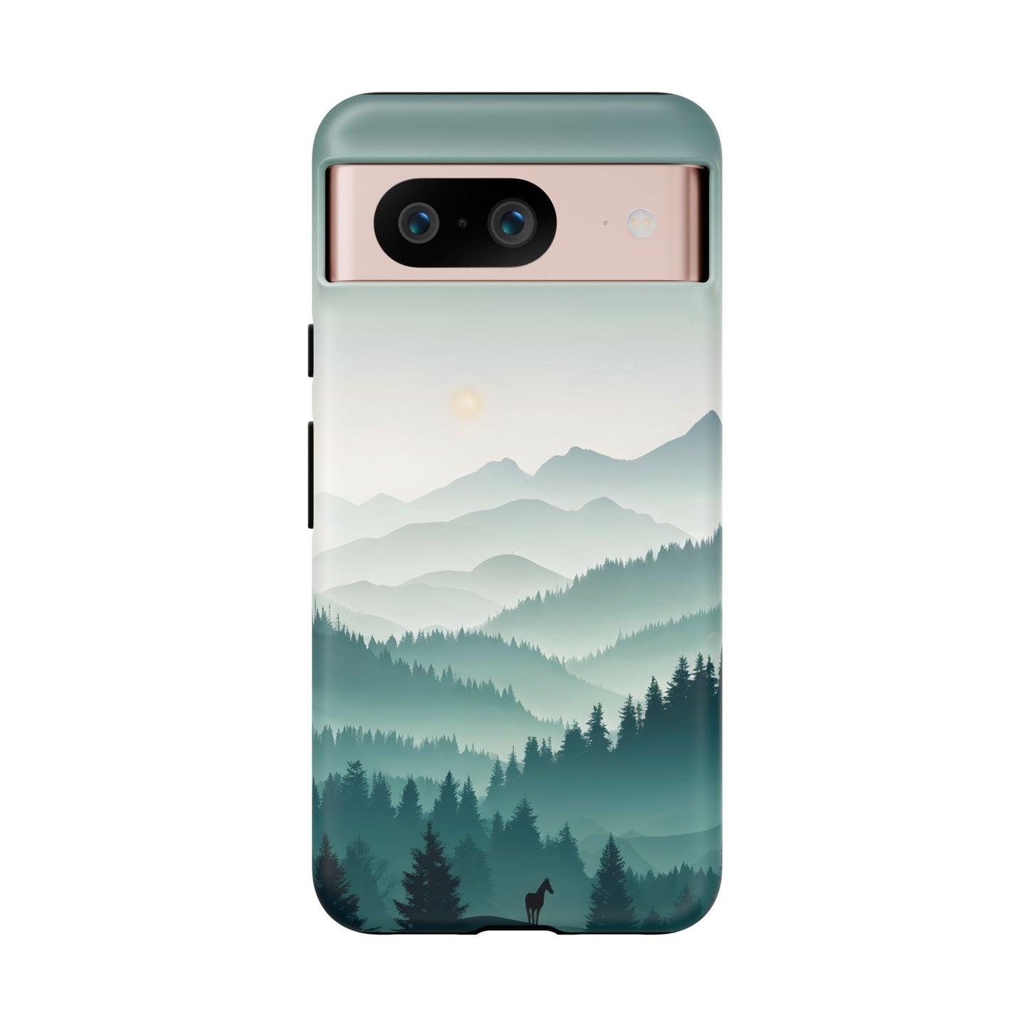 Blue Mountain Silhouette Google Pixel Tough Cases