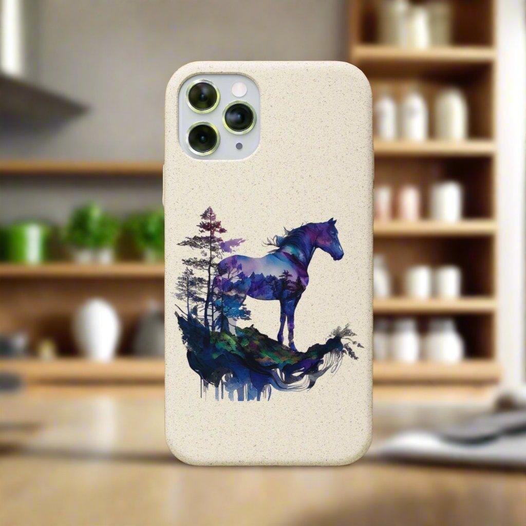 Indigo Mountain Horse Biodegradable Cases