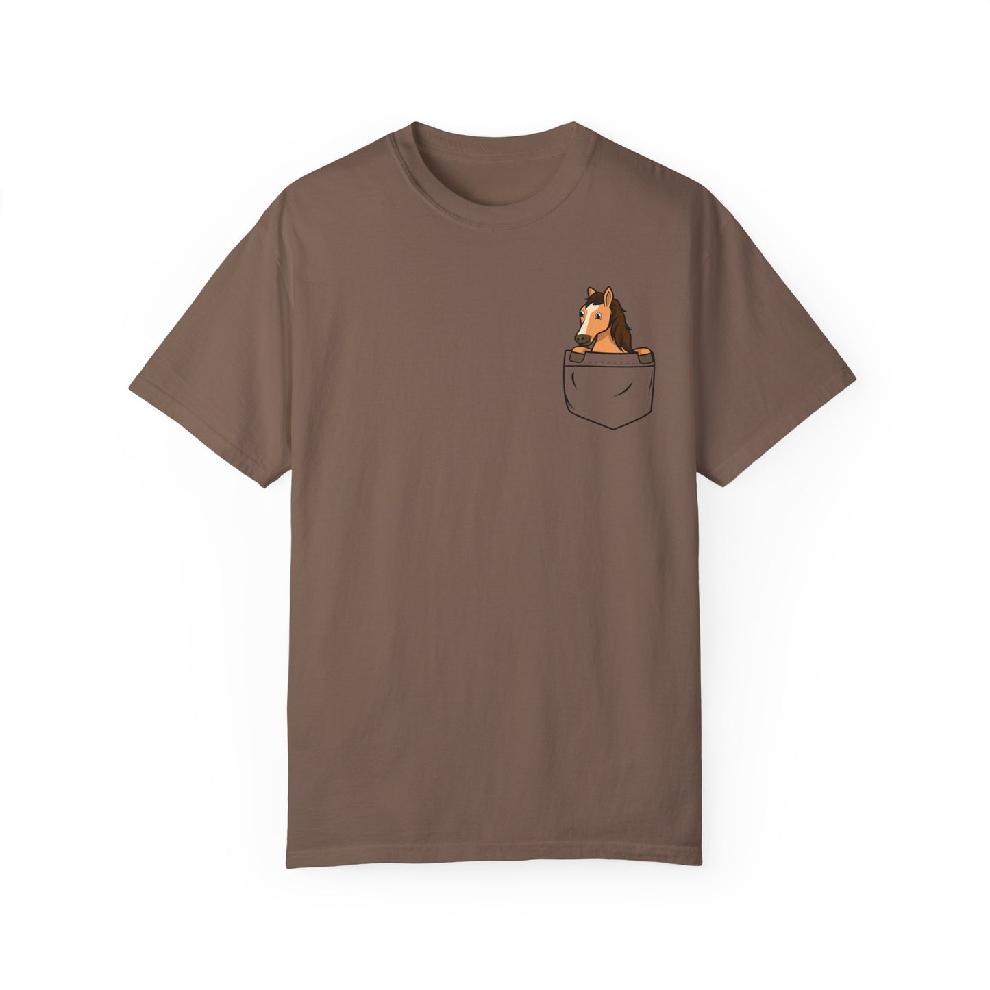 Pocket Horse Unisex Garment-Dyed T-shirt