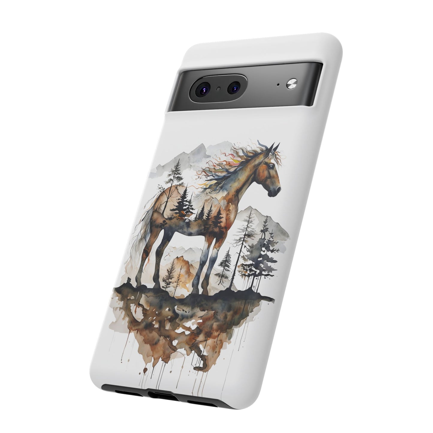 Rustic Mountain Horse Google Pixel Tough Cases
