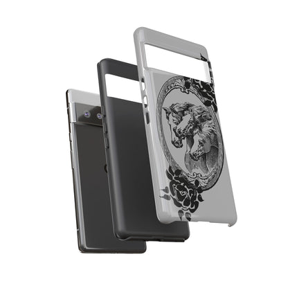 Cameo of Horses Google Pixel Tough Cases