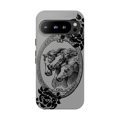 Cameo of Horses Google Pixel Tough Cases