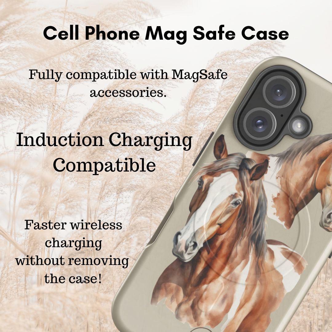 Horse Breeds - Paint MagSafe® tough case for iPhone®