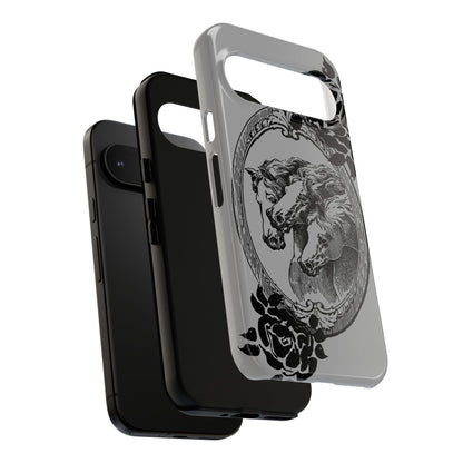 Cameo of Horses Google Pixel Tough Cases