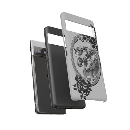 Cameo of Horses Google Pixel Tough Cases