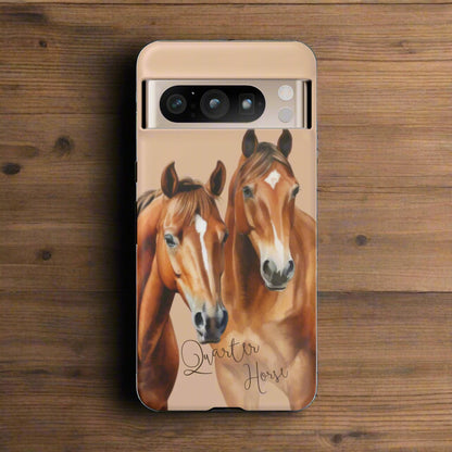 Horse Breeds - Quarter Horse Google Pixel Tough Cases