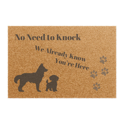 No Need To Knock Doormat