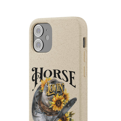 Horse Lovin' Honey Biodegradable Cases