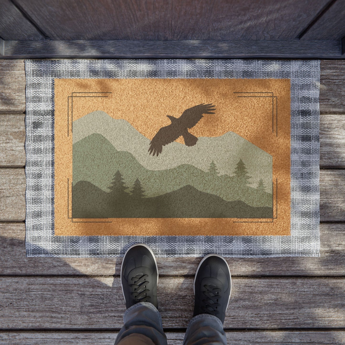 Mountain Scene Doormat