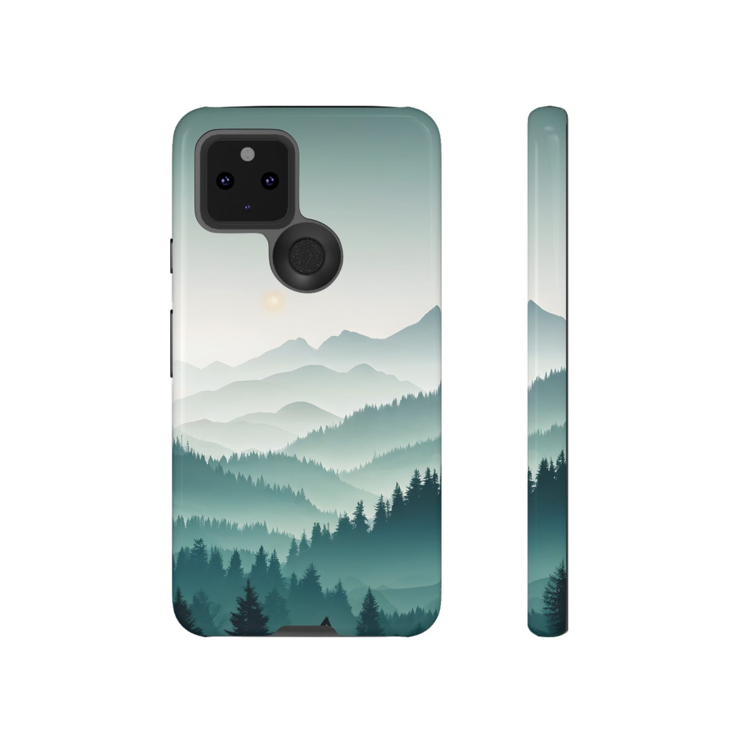 Blue Mountain Silhouette Google Pixel Tough Cases