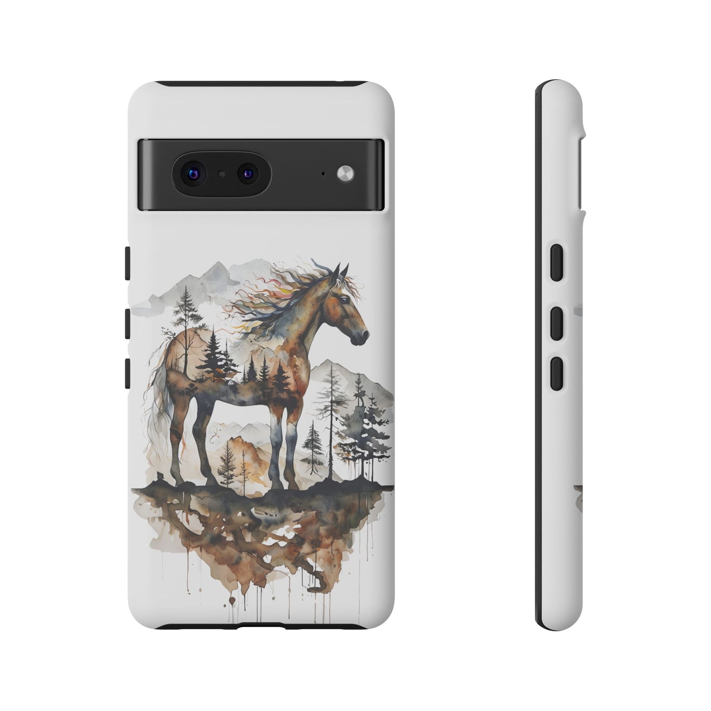 Rustic Mountain Horse Google Pixel Tough Cases