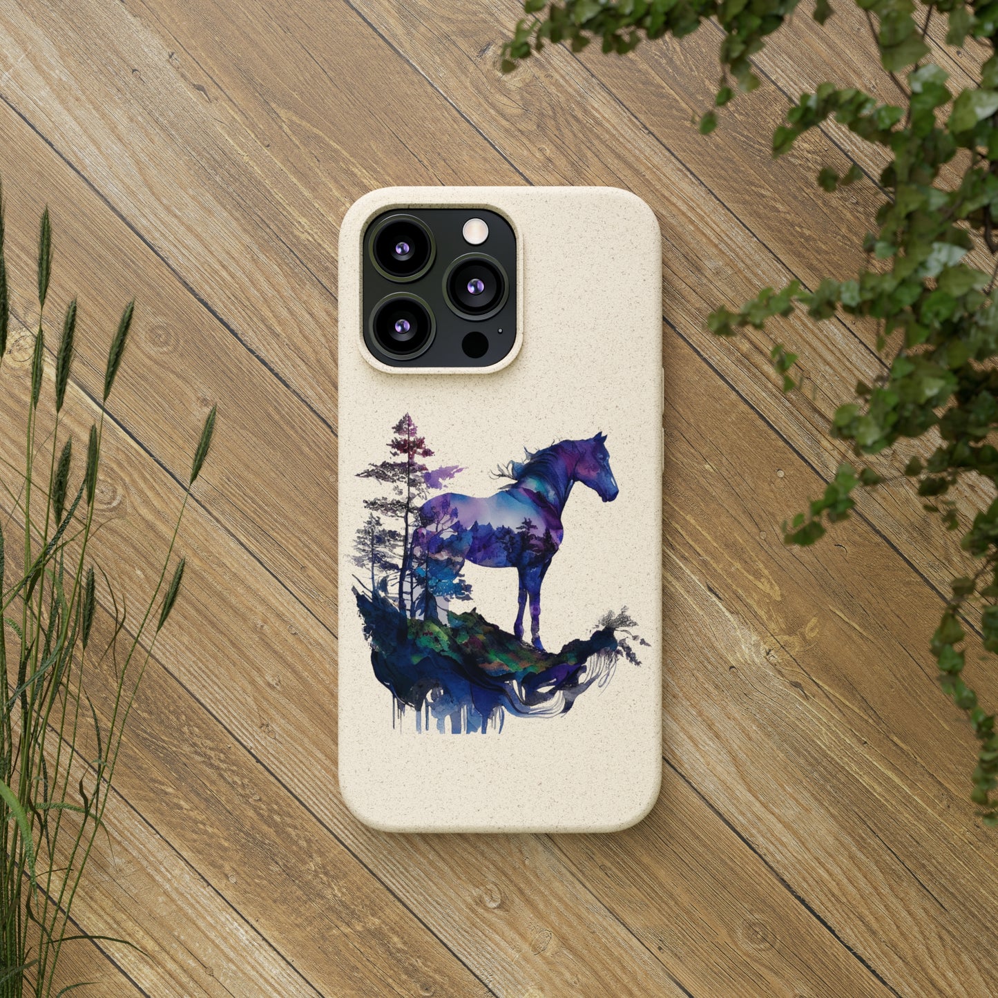 Indigo Mountain Horse Biodegradable Cases