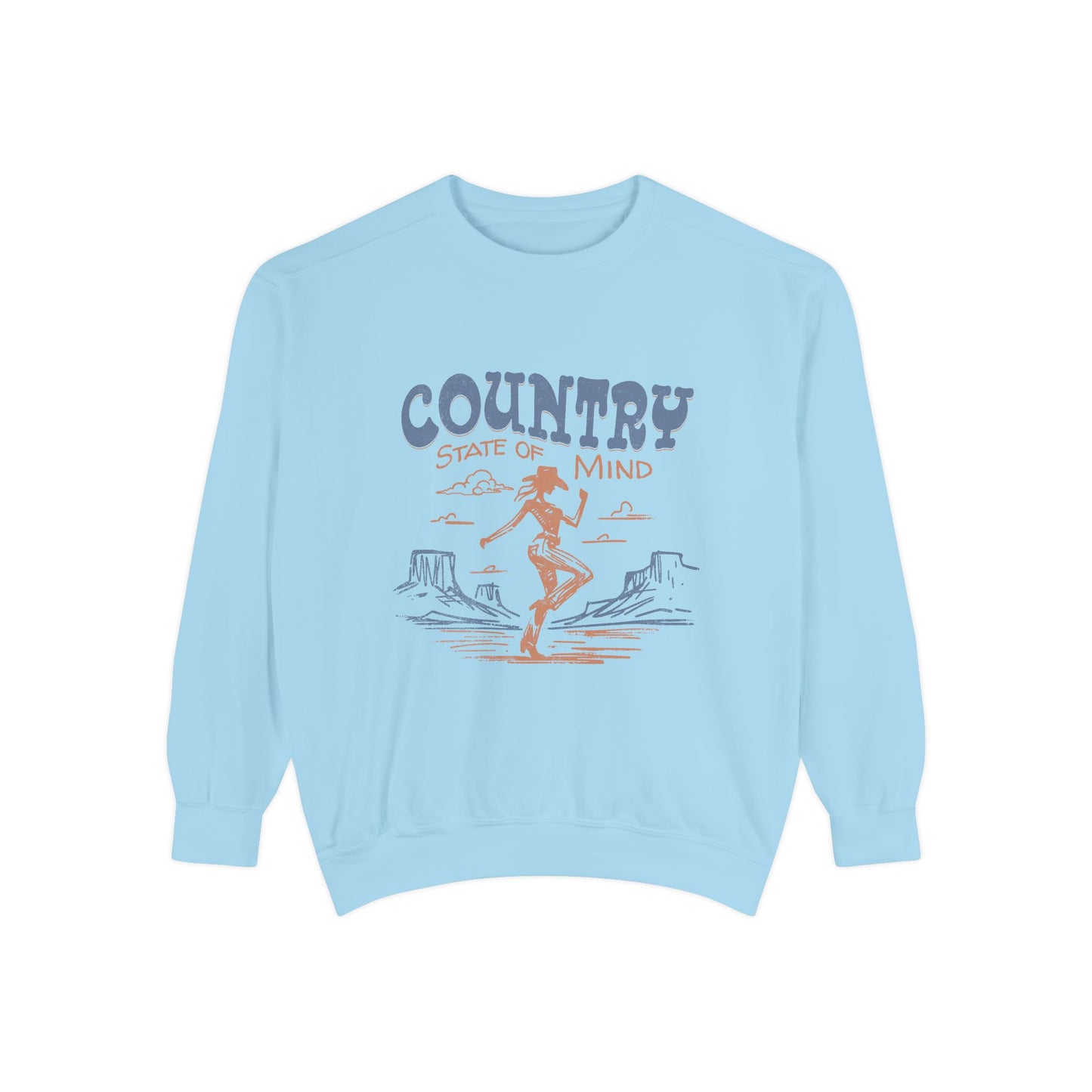 Country State of Mind Unisex Garment-Dyed Sweatshirt